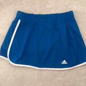 Medium Blue Adidas climate lite tennis skirt